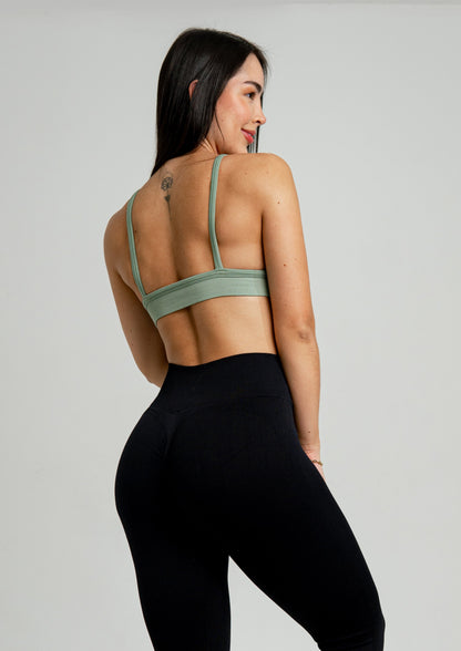 TOP BRA SEAMLESS VERDE