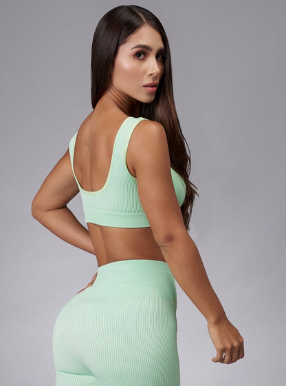 TOP SEAMLESS - AURORA VERDE LIMON