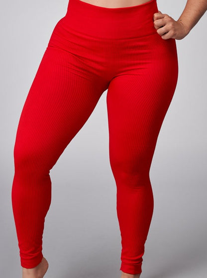 LEGGINS SEAMLESS - Ref BASIC ROJO