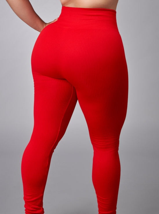 LEGGINS SEAMLESS - Ref BASIC ROJO