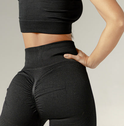 LEGGINS BASIC PUSH UP- NEGRO