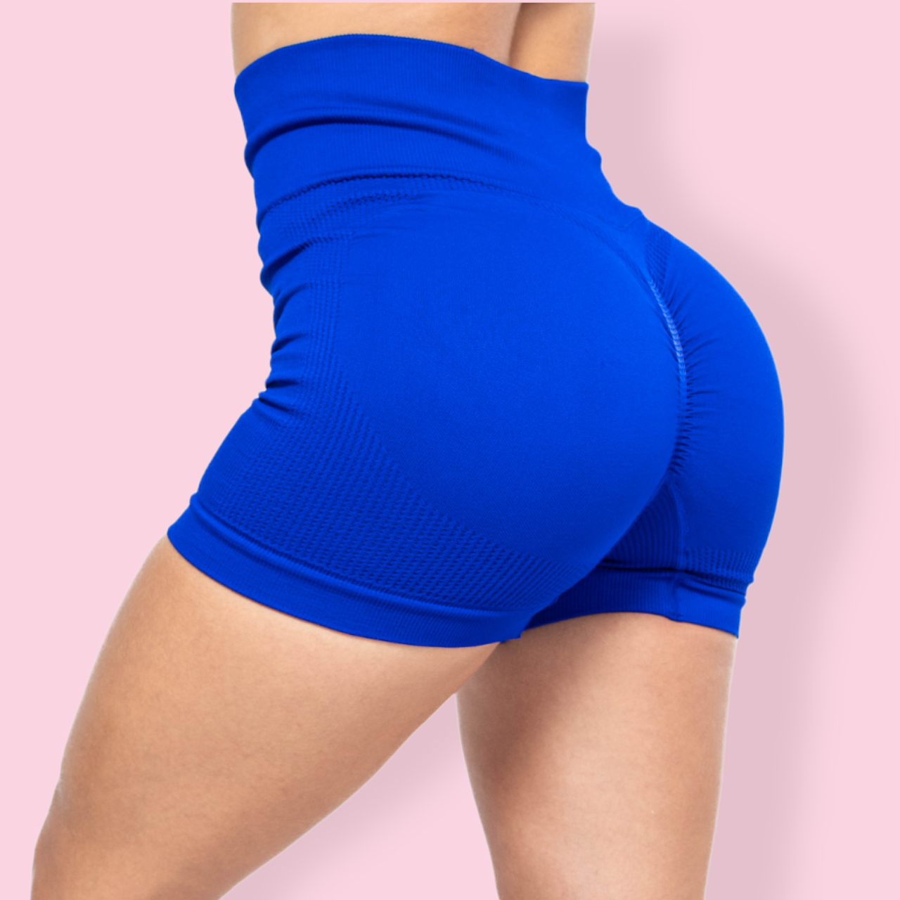 SHORT SEAMLESS - PUSH UP AZUL REY