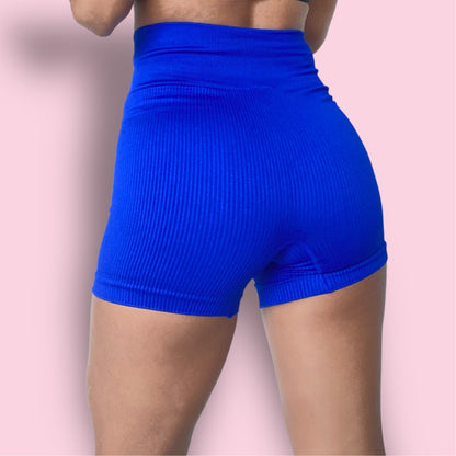 SHORT SEAMLESS - Azul Rey